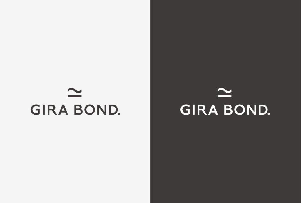 GIRABONDロゴモノクロ