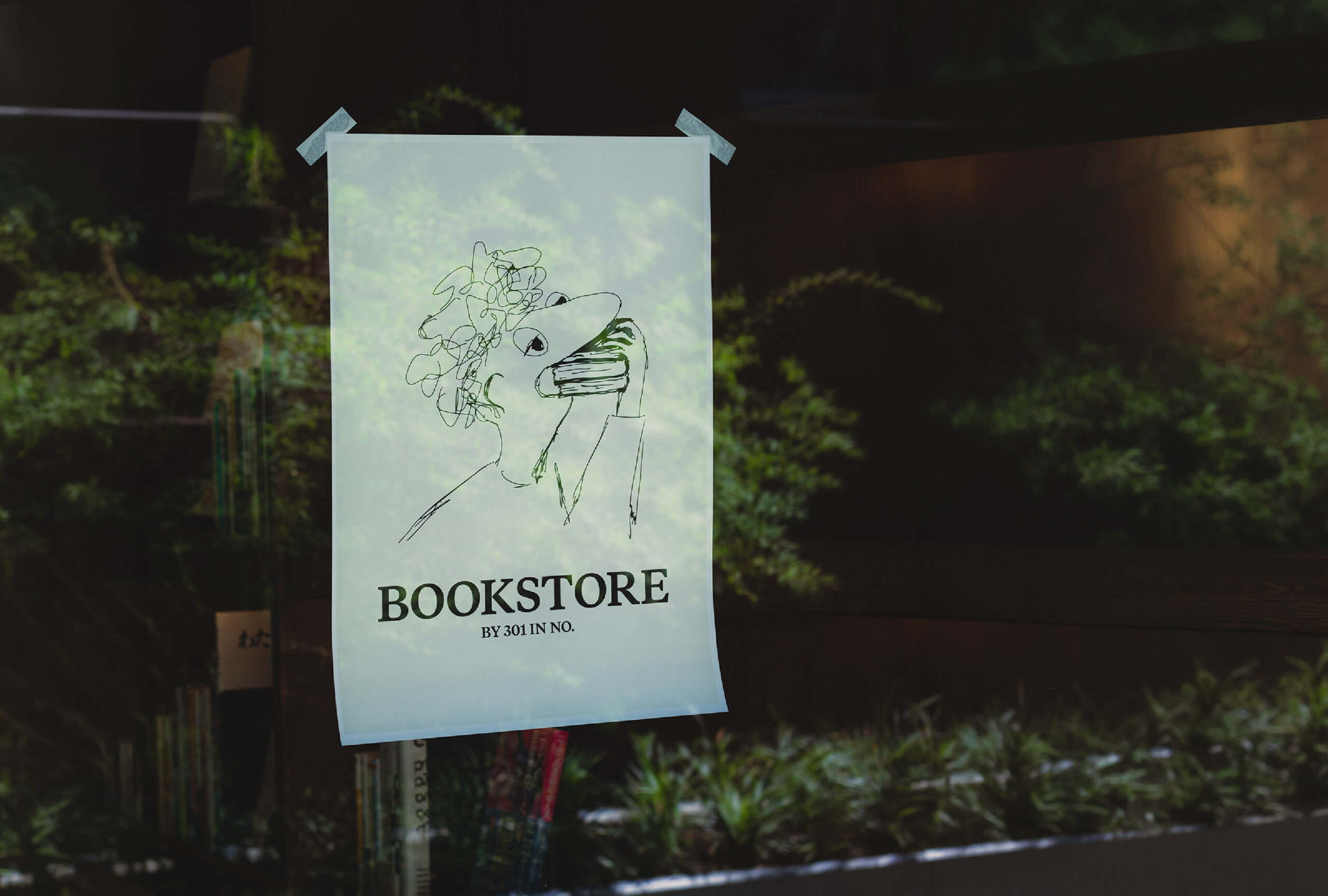 No.Book Store_ポスター