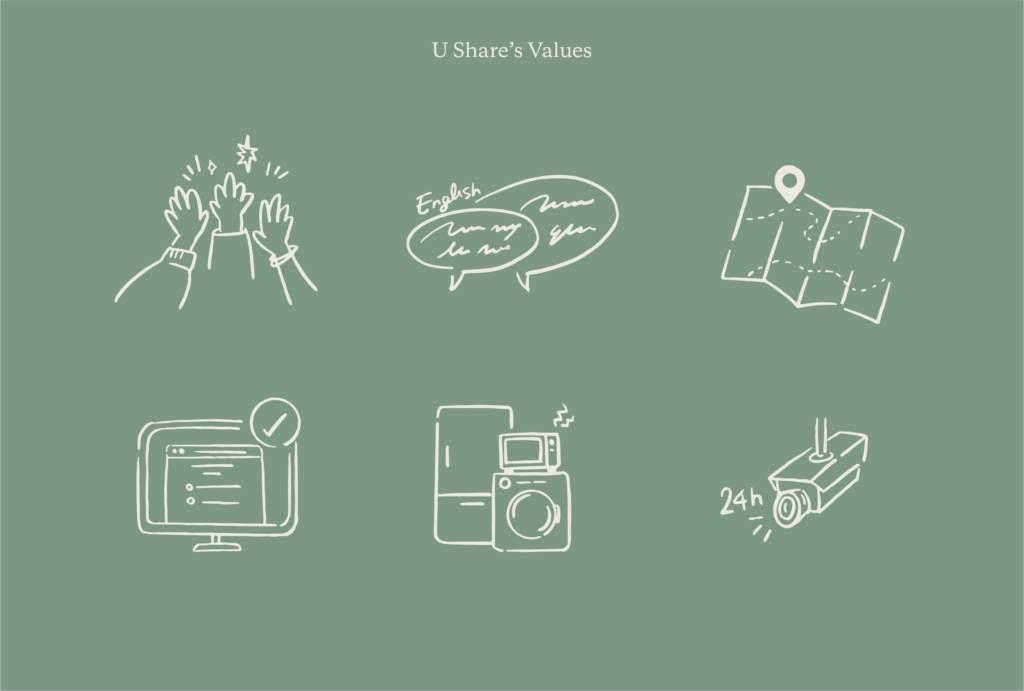 U Share_WEBイラスト