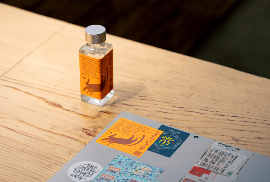 TATEYAMA GIN_STRAY CAT_package